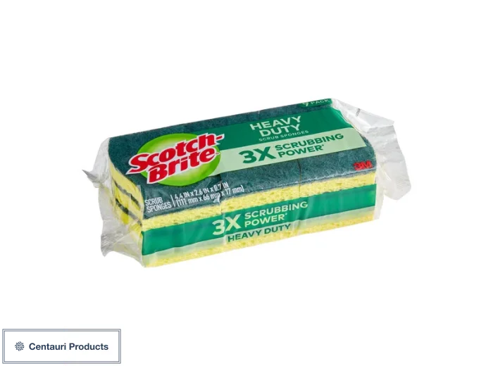 3M Scotch-Brite Heavy-Duty Scrub Sponge 9pk