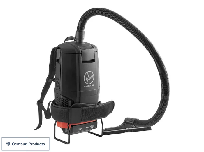 Hoover Cordless Backpack Vacuum Kit w/ 10 bags, 8.0 Ah Battery, and Charger - 40v (CH93600)