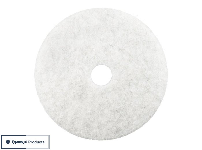 White Super Polishing Floor Pad 5/cs