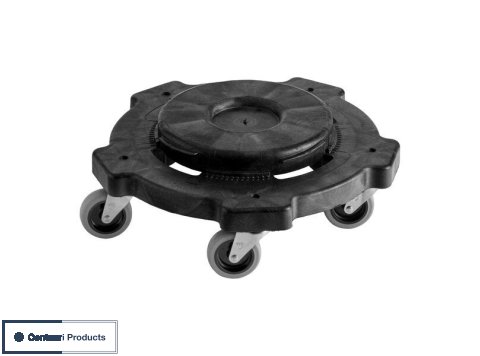 Commercial Round Trash Can Dolly