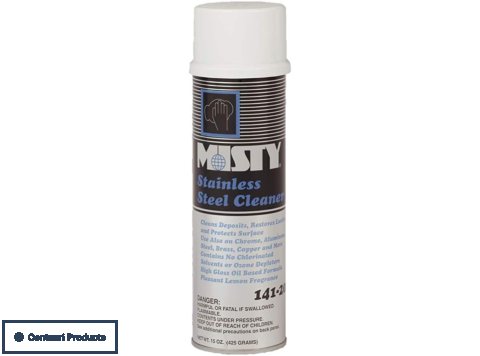 MISTY Heavy-Duty Stainless Steel Cleaner 12.5oz 1can