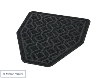 Black Antimicrobial Carpeted Urinal Mats 12/cs