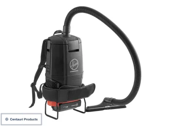 Hoover Cordless Backpack Vacuum Kit w/ 10 bags, 8.0 Ah Battery, and Charger - 40v (CH93600)