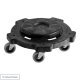 Commercial Round Trash Can Dolly