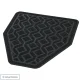 Black Antimicrobial Carpeted Urinal Mats 12/cs